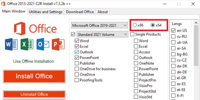 Bạn chọn phiên bản x86 hoặc x64 tùy theo phiên bản mà bạn muốn sử dụng.